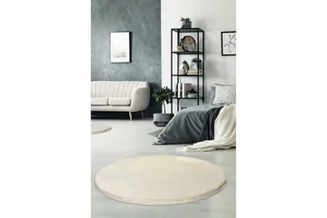 Vigentino Matta Rund 90 cm - Beige/Akryl - Textil & mattor - Matta - Modern matta - Wiltonmatta