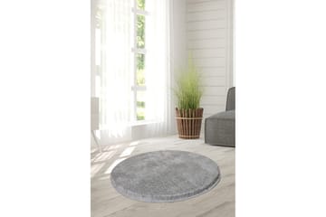 Vigentino Matta Rund 90 cm - Grå/Akryl - Textil & mattor - Matta - Modern matta - Wiltonmatta