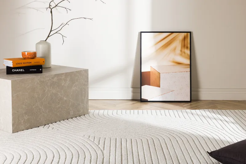 Vince Wiltonmatta 200x290 cm Rektangulär - Vit - Textil & mattor - Matta - Modern matta - Wiltonmatta