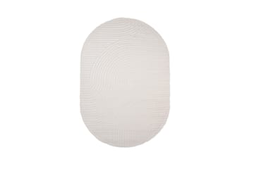 Vince Wiltonmatta 240x340 cm Oval - Vit - Textil & mattor - Matta - Modern matta - Wiltonmatta