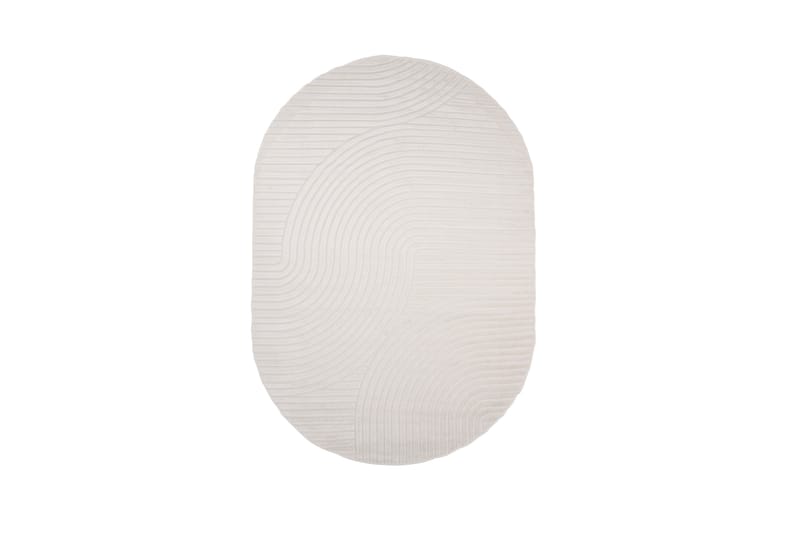 Vince Wiltonmatta 240x340 cm Oval - Vit - Textil & mattor - Matta - Modern matta - Wiltonmatta