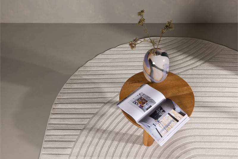 Vince Wiltonmatta 240x340 cm Oval - Vit - Textil & mattor - Matta - Modern matta - Wiltonmatta