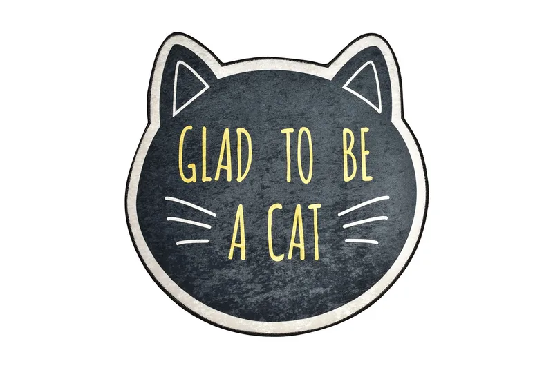 Warrigal Matta Rund 140 cm, Flerfärgad/Sammet