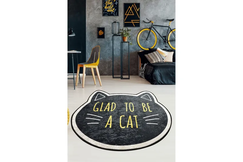 Warrigal Matta Rund 140 cm - Flerfärgad/Sammet - Textil & mattor - Matta - Modern matta - Wiltonmatta