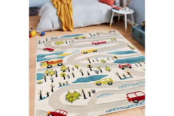 Wiltonmatta Bourke 160x230 cm Rektangulär - Creme/Blå/Röd/Grön/Svart - Textil & mattor - Matta - Modern matta - Wiltonmatta