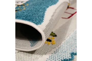 Wiltonmatta Bourke 160x230 cm Rektangulär - Creme/Blå/Röd/Grön/Svart - Textil & mattor - Matta - Modern matta - Wiltonmatta