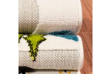 Wiltonmatta Bourke 160x230 cm Rektangulär - Creme/Blå/Röd/Grön/Svart - Textil & mattor - Matta - Modern matta - Wiltonmatta