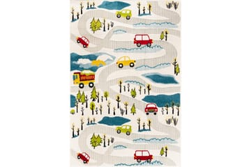 Wiltonmatta Bourke 160x230 cm Rektangulär - Creme/Blå/Röd/Grön/Svart - Textil & mattor - Matta - Modern matta - Wiltonmatta