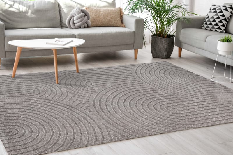 Wiltonmatta Genova Zen 160x230 cm - Grå - Textil & mattor - Matta - Modern matta - Wiltonmatta