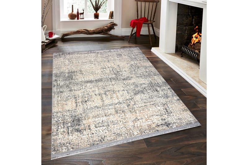 Wiltonmatta Naveena 140x200 cm Rektangulär - Grå/Beige/Creme - Textil & mattor - Matta - Modern matta - Wiltonmatta