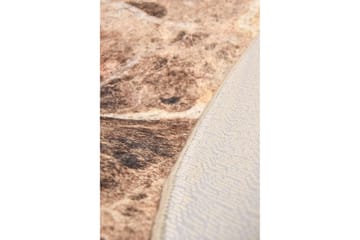 Zithunzi Matta Rund 100 cm - Flerfärgad/Sammet - Textil & mattor - Matta - Modern matta - Wiltonmatta