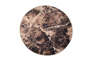 Zithunzi Matta Rund 140 cm - Flerfärgad/Sammet - Textil & mattor - Matta - Modern matta - Wiltonmatta