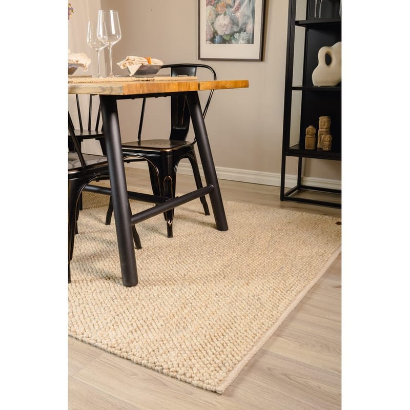 Wool carpet KM Home Bubble Sand 240x340 cm - Textil & mattor - Matta - Modern matta - Ullmatta
