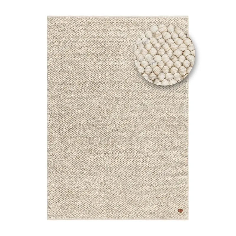 Wool carpet KM Home Bubble Sand 240x340 cm - Textil & mattor - Matta - Modern matta - Ullmatta