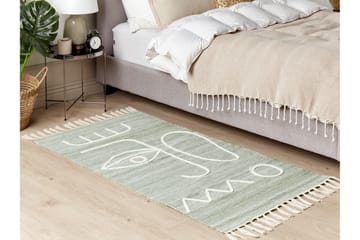 Yavu Ryamatta 80x150 cm - Grön - Textil & mattor - Matta - Modern matta - Ryamatta