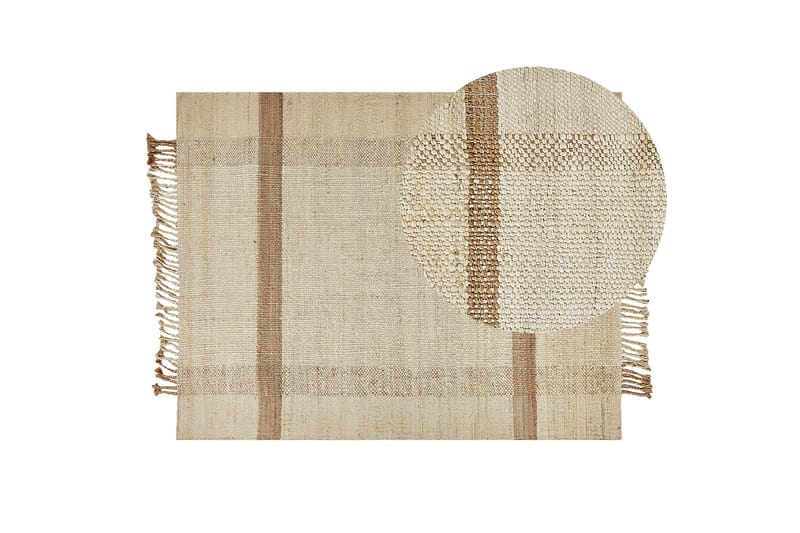 Yelmez Jutematta 140x200 cm - Beige - Textil & mattor - Matta - Modern matta - Jutematta & hampamatta