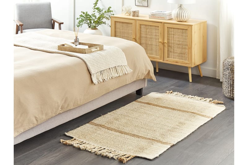 Yelmez Jutematta 80x150 cm - Beige - Textil & mattor - Matta - Modern matta - Jutematta & hampamatta