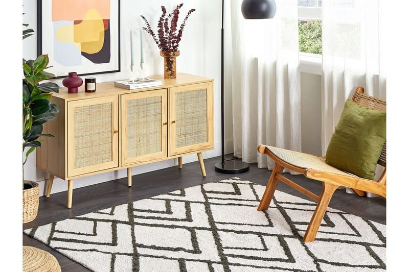 Yesilkoy Ryamatta 160x230 cm - Svart/Vit - Textil & mattor - Matta - Modern matta - Ryamatta