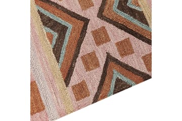 Yomra Ullmatta 200x200 cm Kvadratisk - Brun - Textil & mattor - Matta - Modern matta - Ullmatta