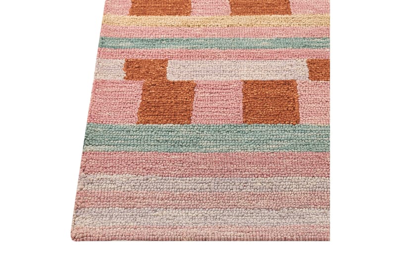 Yomra Ullmatta 200x200 cm Kvadratisk - Brun - Textil & mattor - Matta - Modern matta - Ullmatta