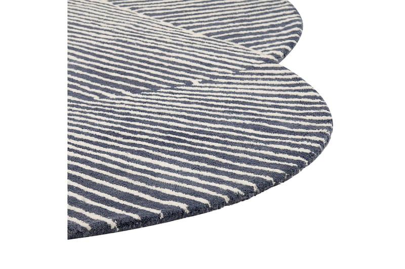 Zabol Ullmatta 140x200 cm Oval - Svart/Vit - Textil & mattor - Matta - Modern matta - Ullmatta