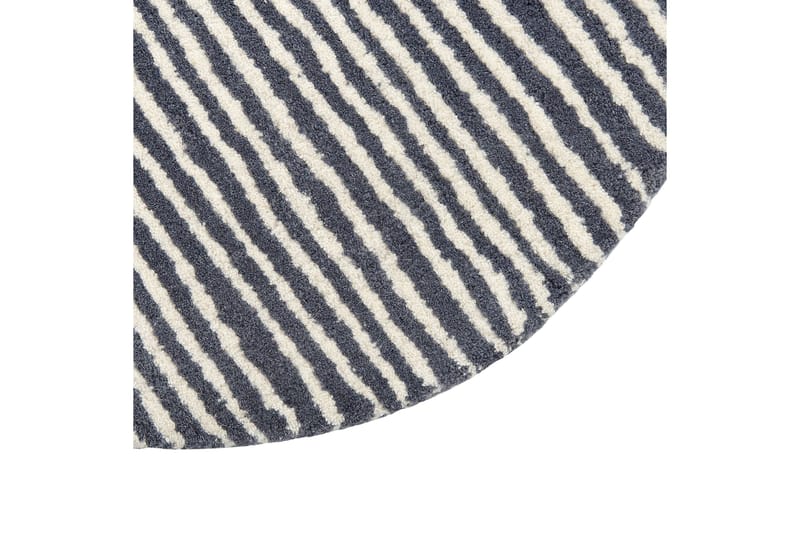 Zabol Ullmatta 140x200 cm Oval - Svart/Vit - Textil & mattor - Matta - Modern matta - Ullmatta