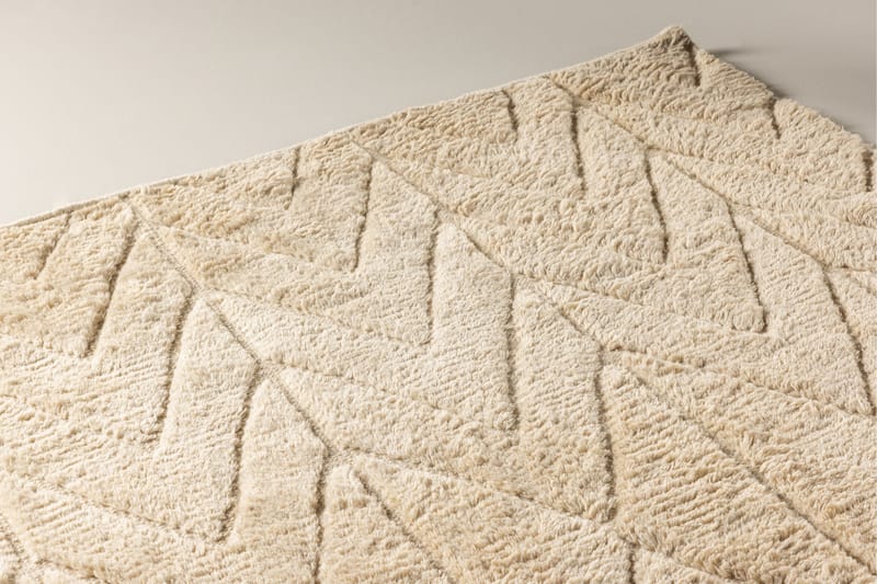 Zoe Ullmatta 160x230 cm Rektangulär - Beige - Textil & mattor - Matta - Modern matta - Ullmatta