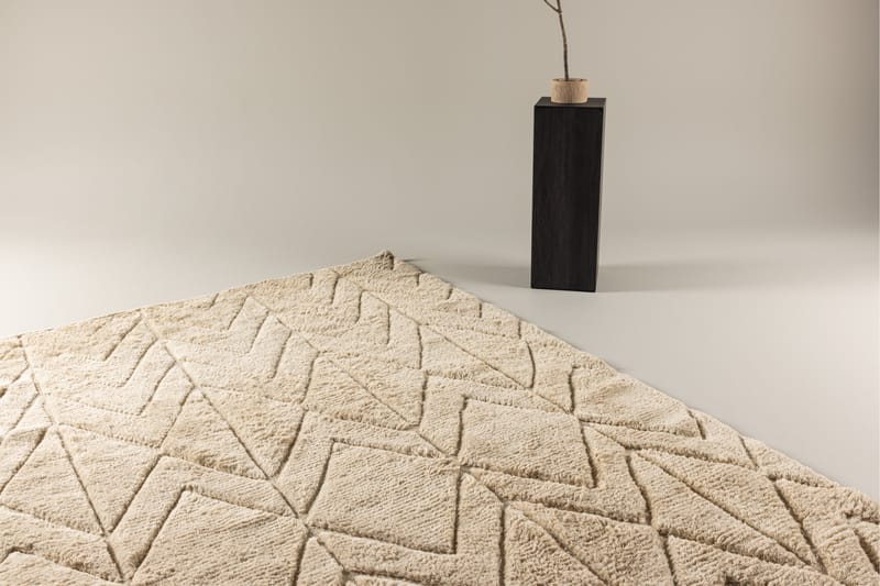 Zoe Ullmatta 160x230 cm Rektangulär - Beige - Textil & mattor - Matta - Modern matta - Ullmatta