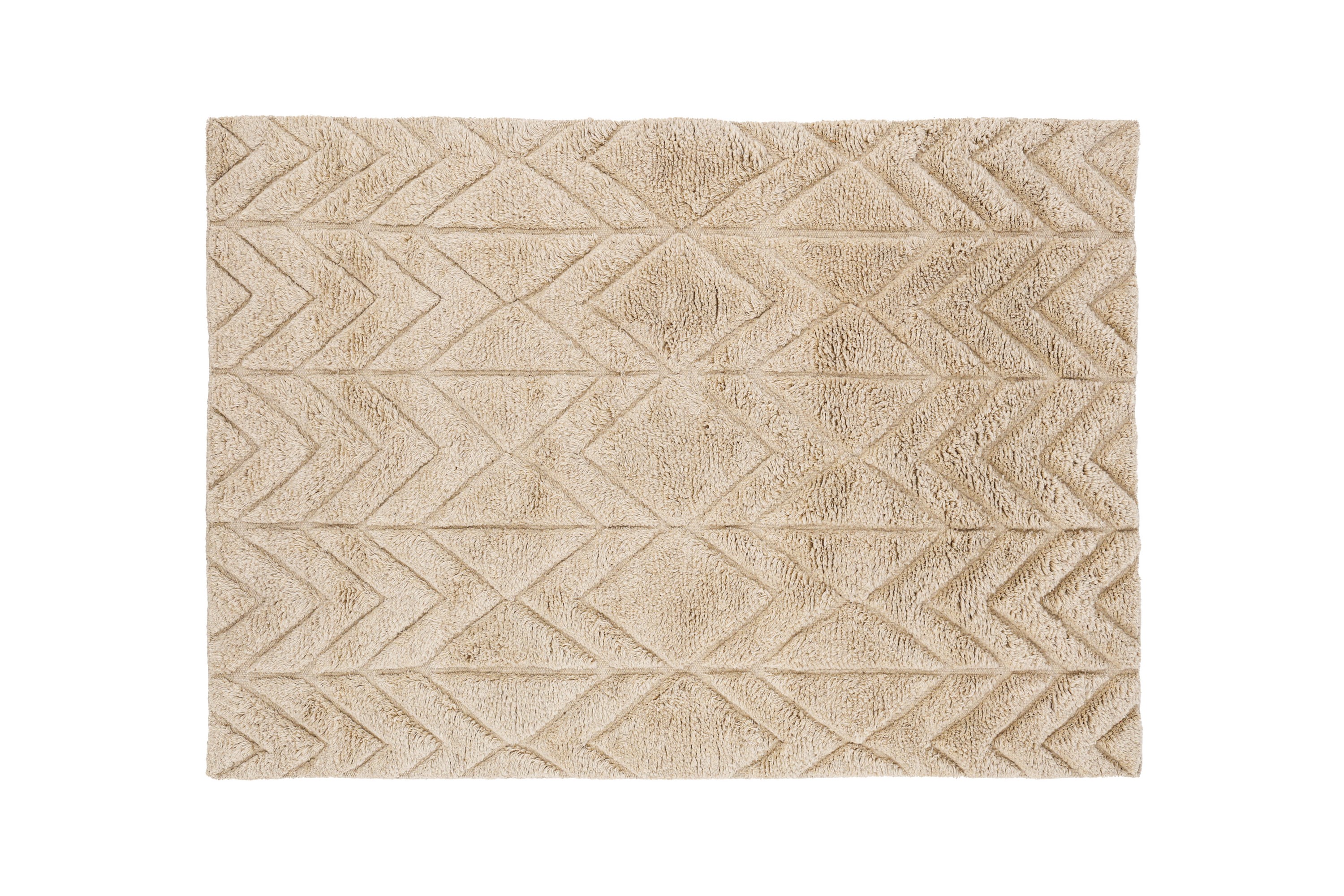 Zoe Ullmatta 160x230 cm Rektangulär Beige