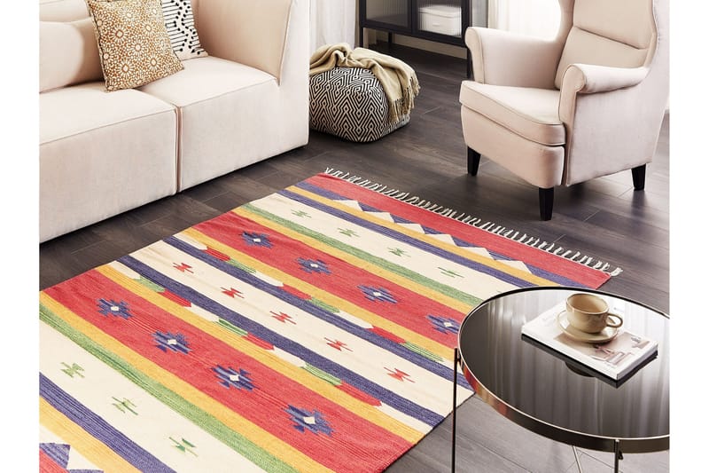 Alapars Kelimmatta 140x200 cm - Röd - Textil & mattor - Matta - Orientalisk matta - Kelimmatta