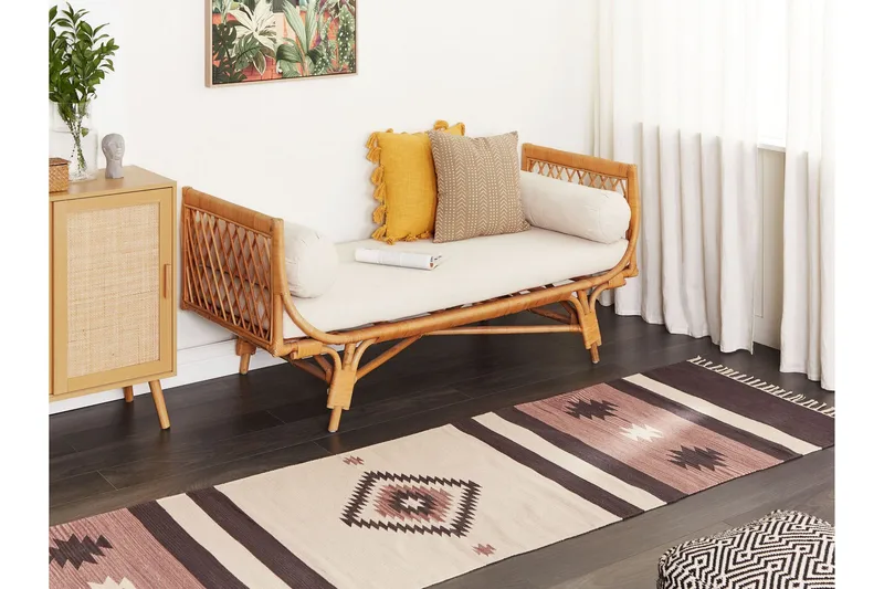 Aragats Kelimmatta 80x300 cm - Beige - Textil & mattor - Matta - Orientalisk matta - Kelimmatta