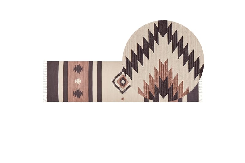 Aragats Kelimmatta 80x300 cm - Beige - Textil & mattor - Matta - Orientalisk matta - Kelimmatta