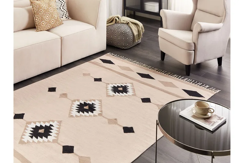 Berdik Kelimmatta 160x230 cm - Beige - Textil & mattor - Matta - Orientalisk matta - Kelimmatta