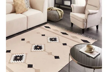 Berdik Kelimmatta 160x230 cm - Beige - Textil & mattor - Matta - Orientalisk matta - Kelimmatta