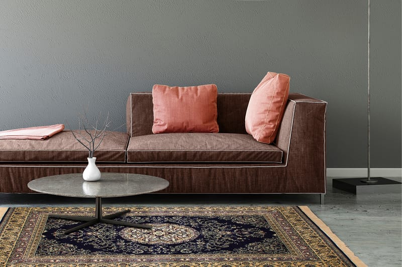 Casablanca Medallion Orientalisk Matta 130x190 - Marinblå - Textil & mattor - Matta - Orientalisk matta - Persisk matta