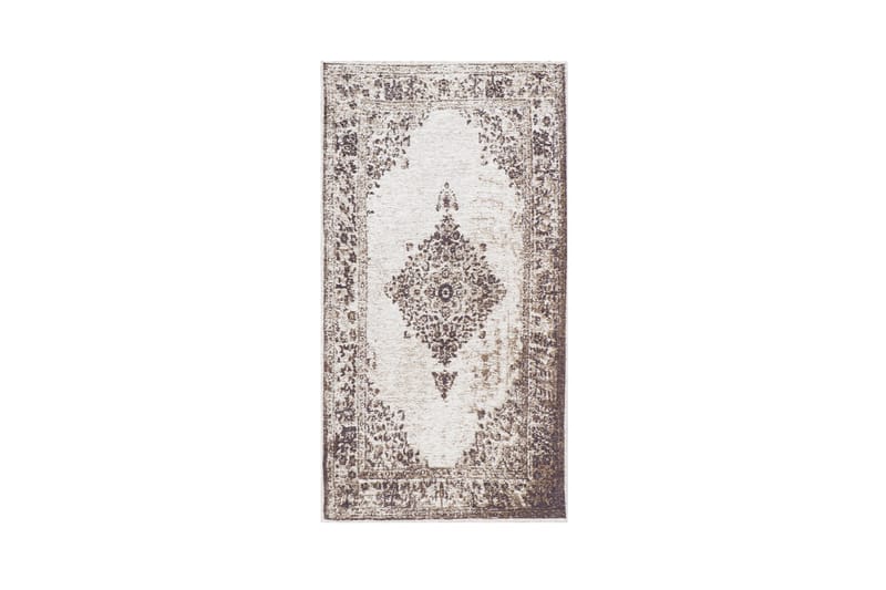 Chenillematta Asha 80x150 cm - Grå - Persisk matta - Orientalisk matta
