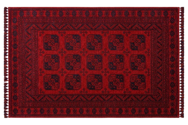 Eko Hali Matta 120x180 cm - Röd/Mörkblå - Textil & mattor - Matta - Orientalisk matta - Persisk matta