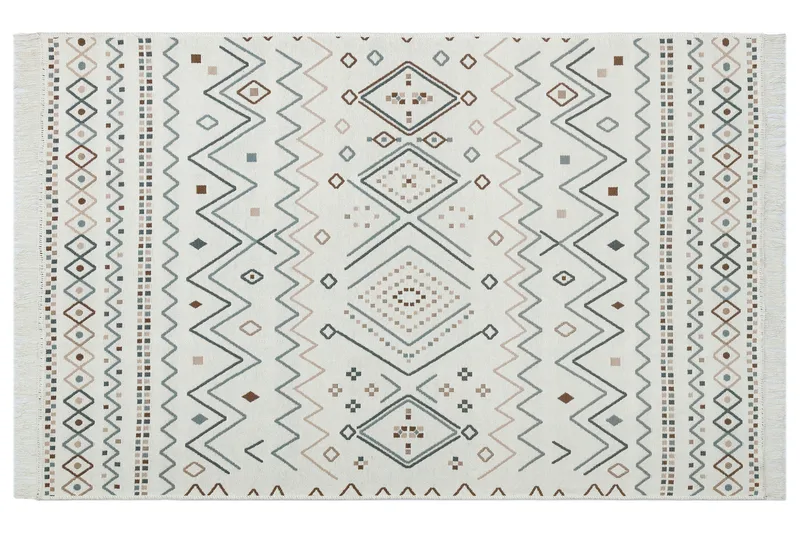 Eko Hali Matta 80x150 cm - Beige/Blå/Vit - Textil & mattor - Matta - Orientalisk matta - Persisk matta