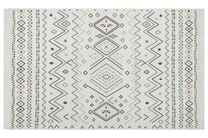 Eko Hali Matta 80x150 cm - Beige/Blå/Vit - Textil & mattor - Matta - Orientalisk matta - Persisk matta