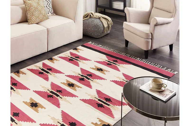 Garni Kelimmatta 160x230 cm - Röd - Textil & mattor - Matta - Orientalisk matta - Kelimmatta