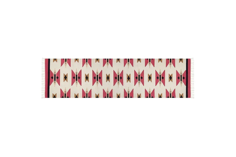 Garni Kelimmatta 80x300 cm, Röd