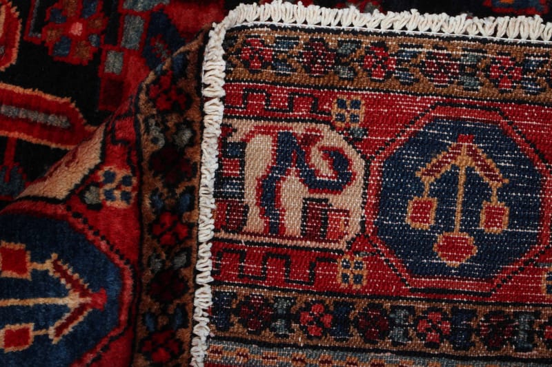 Handknuten Exklusiv Persisk Nålmatta 157x292 cm Kelim - Mörkblå/Röd - Persisk matta - Orientalisk matta