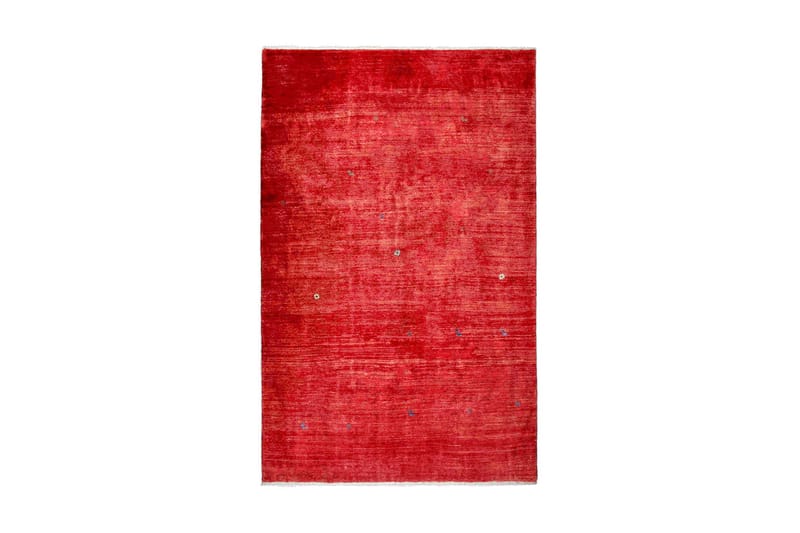 Handknuten Exklusiv Persisk Matta 198x308 cm Gabbeh Shiraz - Röd - Persisk matta - Orientalisk matta