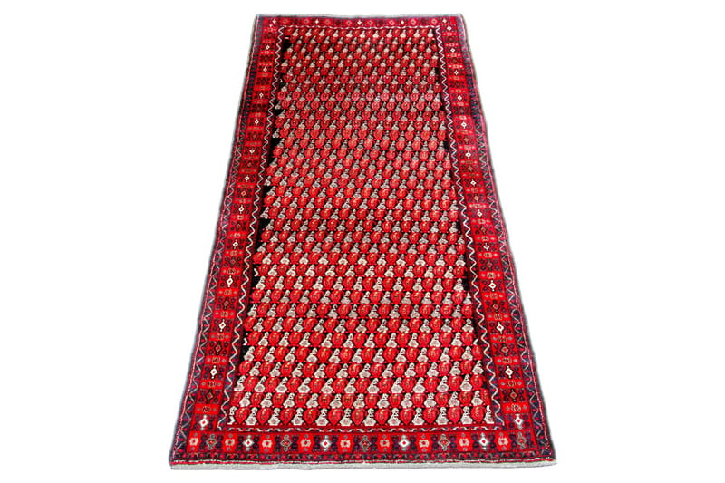 Handknuten Exklusiv Persisk Nålmatta 122x301 cm Kelim - Mörkblå/Röd - Persisk matta - Orientalisk matta