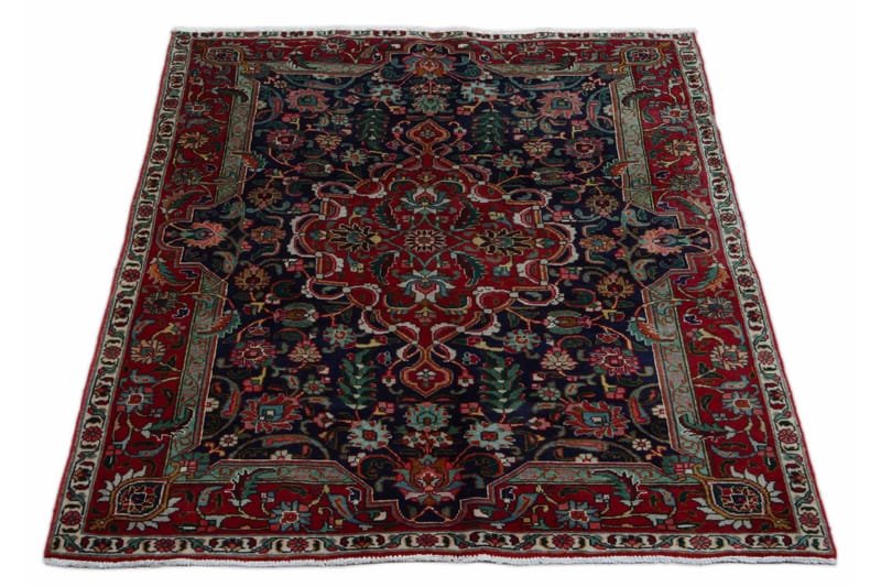 Handknuten Exklusiv Persisk Nålmatta 134x184 cm Kelim - Mörkblå/Röd - Persisk matta - Orientalisk matta