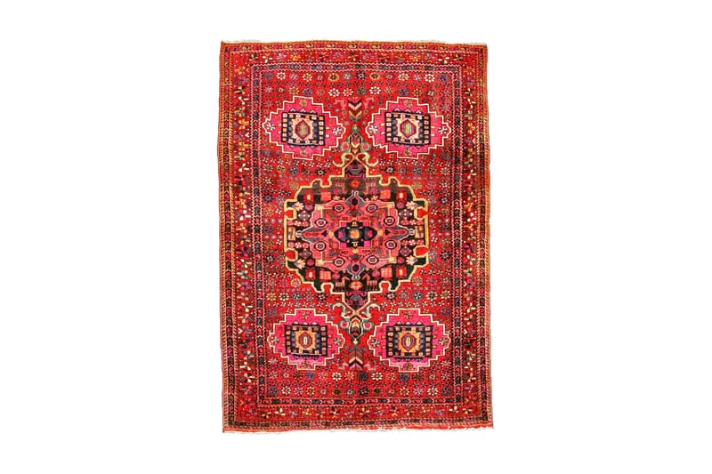 Handknuten Exklusiv Persisk Nålmatta 138x202 cm Kelim - Röd - Persisk matta - Orientalisk matta