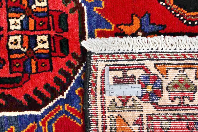 Handknuten Exklusiv Persisk Nålmatta 115x272 cm Kelim - Mörkblå/Röd - Persisk matta - Orientalisk matta
