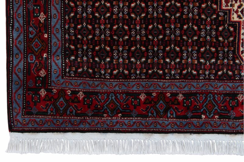 Handknuten Exklusiv Persisk Dubbelvävd Matta 127x178 cm - Mörkblå/Röd - Persisk matta - Orientalisk matta