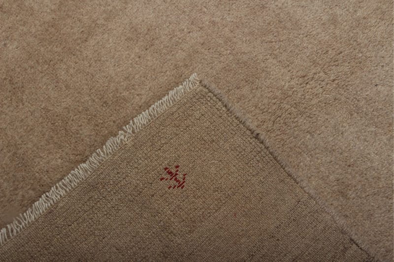 Handknuten Gabbeh Shiraz Ull Beige 140x189cm - Beige - Orientalisk matta - Persisk matta