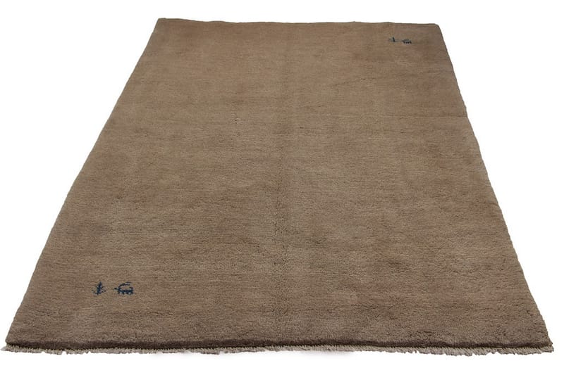 Handknuten Gabbeh Shiraz Ull Beige 175x240cm - Beige - Orientalisk matta - Persisk matta